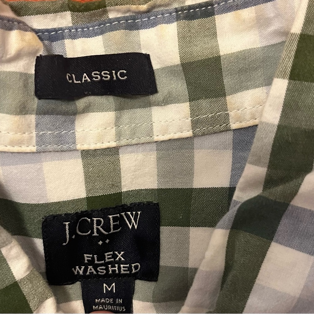 J Crew Flex Washed Button Down